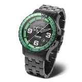 Vostok Europe Expedition North Pole Polar Night Automatic Black Stainless Steel & Silicone Strap Men's Watch YN55-597C731-BBKS