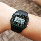 Casio General Digital Black Resin Strap Unisex Watch F-91W-3DG-P