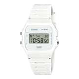 Casio General Vintage Digital White Resin Strap Unisex Watch F-91WB-7ADF