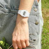 Casio General Vintage Digital White Resin Strap Unisex Watch F-91WB-7ADF