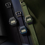Casio General Digital Cloth Band (Made with recycled PET) Men's Watch F-91WF Series