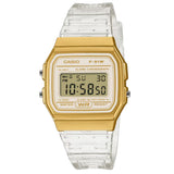 Casio General Digital Transparent Strap Unisex Watch F-91WS-7A2DF-P