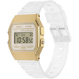 Casio General Digital Transparent Strap Unisex Watch F-91WS-7A2DF-P
