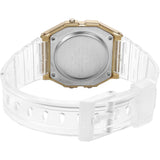 Casio General Digital Transparent Strap Unisex Watch F-91WS-7A2DF-P
