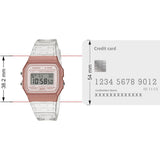 Casio General Digital Transparent Strap Unisex Watch F-91WS-7A3DF-P