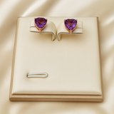 AG Collective Jewelry - Amethyst Radiance Studs
