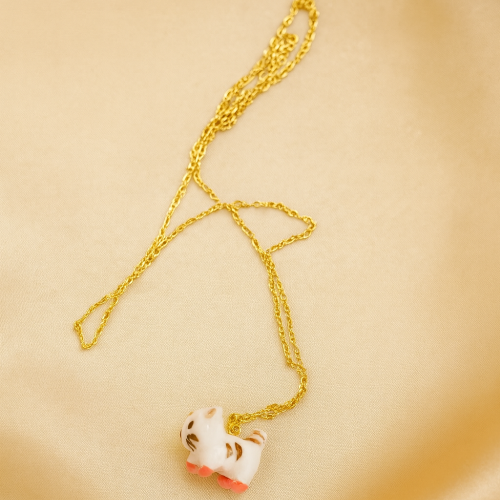 AG Collective Jewelry – Fortune Kitty Charm Necklace