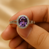 AG Collective Jewelry - 💜 Celestine Amethyst Radiance Ring