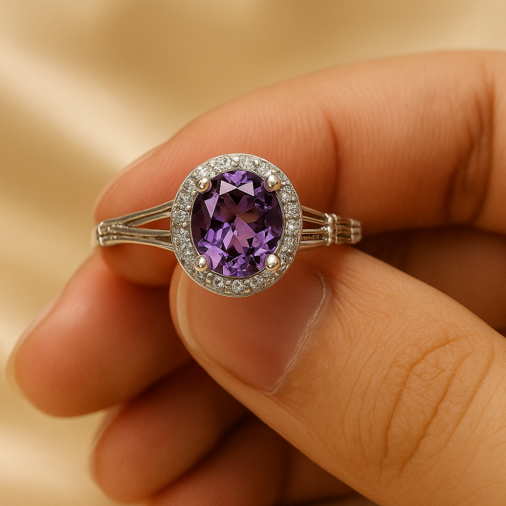AG Collective Jewelry - 💜 Celestine Amethyst Radiance Ring