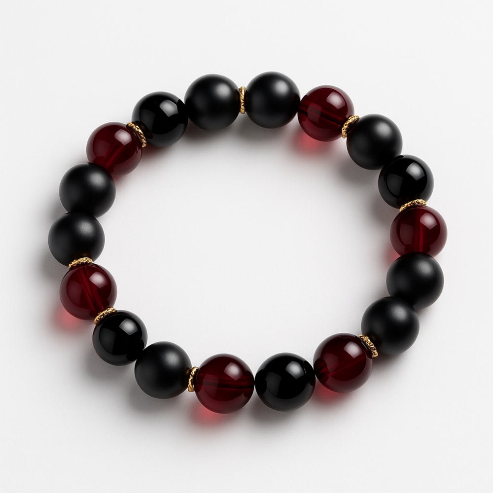 AG Collective Jewelry – Crimson Onyx Harmony Bracelet