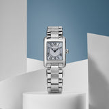 Frederique Constant Silver Stainless Steel Strap Women's Watch FC-200LBMC26B