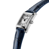 Frederique Constant Carrée Blue Leather Strap Women's Watch FC-200MC16