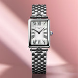 Frederique Constant Classics Art Deco Carree Stainless Steel Women's Watch FC-200MPW2AC6B