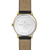 Frederique Constant Geneve Classics Moneta Leather Strap Men's Watch FC-206S3S5