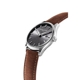 Frederique Constant Classics Quartz Brown Leather Strap Men's Watch FC-220DGS5B6