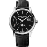 Frederique Constant Geneve Classic Black Men's Watch - Big Date | FC-735B3H6