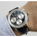 Frederique Constant Chronograph Blue Leather Strap Men Watch FC-760NS4H6