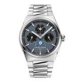 Frederique Constant Geneve Silver Men's Watch - Perpetual Calendar | FC-775G4NH6B
