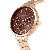French Connection Rose Gold Stainless Steel Strap Women's Watch FC134RGM