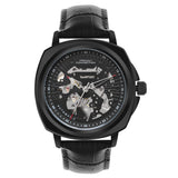French Connection Black Leather Strap Men's Watch FCA03-2