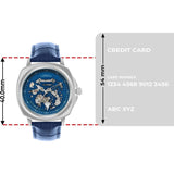 French Connection Blue Leather Strap Men's Watch FCA03-4