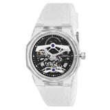 French Connection Skeleton Dial Transparent Resin Strap Men's Watch FCA09-5