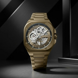 French Connection Skeleton Dial Stainless Steel Strap Men's Watch FCA14KHM
