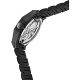 French Connection Skeleton Dial Black Stainless Steel Strap Men's Watch FCA17BM