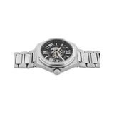 French Connection Skeleton Dial Silver Stainless Steel Strap Men's Watch FCA17SM