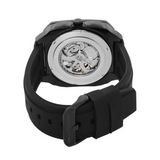 French Connection Skeleton Dial Black Silicone Strap Men's Watch FCA18BBL