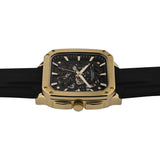 French Connection Skeleton Dial Black Silicone Strap Men's Watch FCA18BL