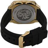 French Connection Skeleton Dial Black Silicone Strap Men's Watch FCA18BL