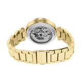 French Connection Skeleton Dial Gold Stainless Steel Strap Men's Watch FCA21GM