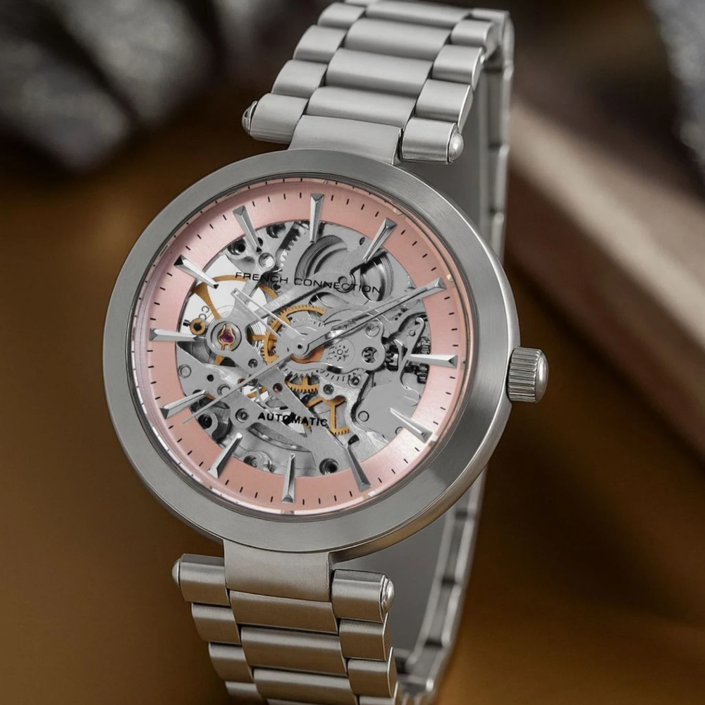 French Connection Silver Stainless Steel Strap Women's Watch FCA21SM
