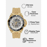 French Connection Gold Stainless Steel Strap Men's Watch FCA22GM