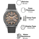 French Connection Gray Dial Silicone Strap Men's Watch FCA23GNL