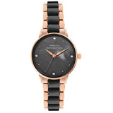 French Connection Black Stainless Steel Strap Women's Watch FCB10RGM-B