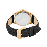 French Connection Black Leather Strap Women's Watch FCB11BL