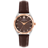 French Connection Brown Leather Strap Women's Watch FCB11BRL