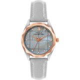 French Connection Gray Leather Strap Women's Watch FCB11GRL