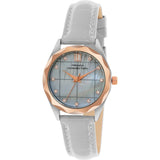 French Connection Gray Leather Strap Women's Watch FCB11GRL