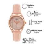 French Connection Pink Leather Strap Women's Watch FCB11PL