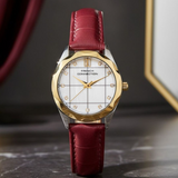 French Connection Red Leather Strap Women's Watch FCB11RL