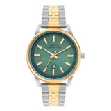 French Connection Green Dial Stainless Steel Strap Women's Watch FCB14NTM