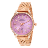 French Connection Purple Dial Stainless Steel Strap Women's Watch FCB14RGM