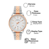 French Connection Two-Tone Stainless Steel Strap Men's Watch FCB14SRTM