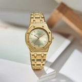 French Connection Octa Edge Gold Stainless Steel Strap Women's Watch FCB25GM
