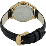 French Connection Black Leather Strap Women's Watch FCB5BL