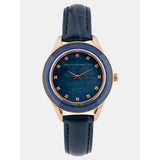 French Connection Blue Leather Strap Women's Watch FCB5UL