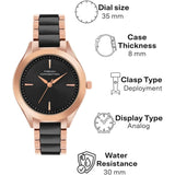 French Connection Two-Tone Stainless Steel Strap Women's Watch FCB9BM